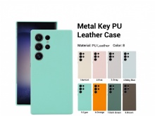 Metal Key PU Leather Case