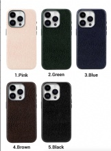 Vegan Leather Case- Snakeskin texture